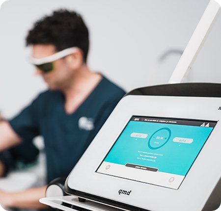 Laser de alta energía QMD HELIOS